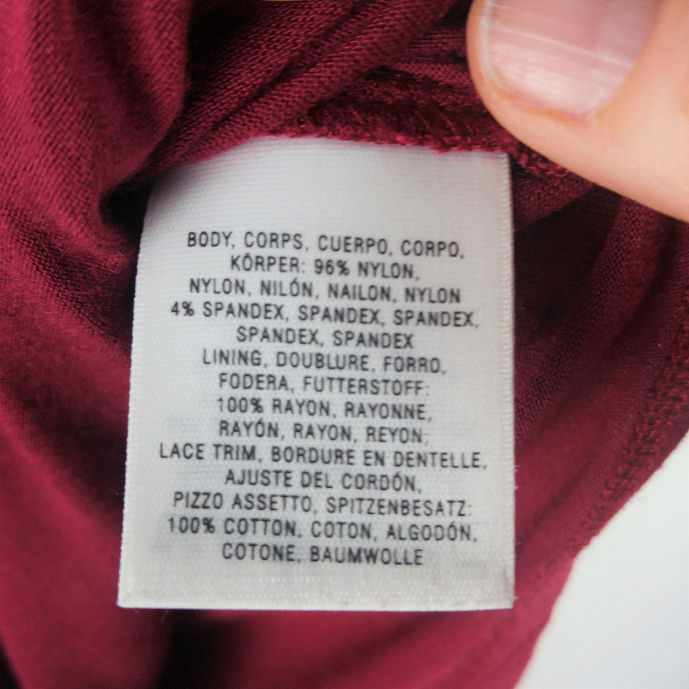 Anthropologie Meadow Rue Burgundy Lace Top - Picture 5 of 8
